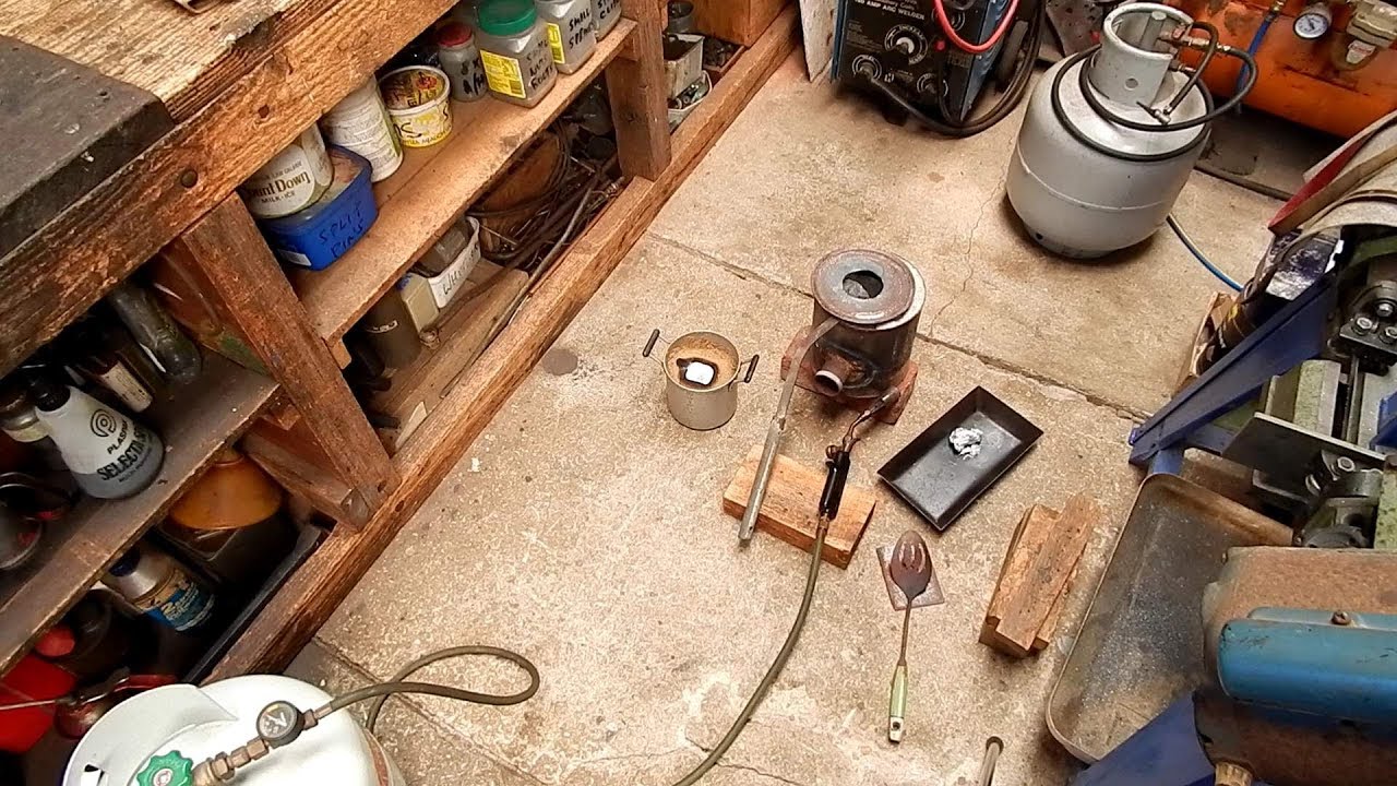 Another backyard aluminium sand casting experiment