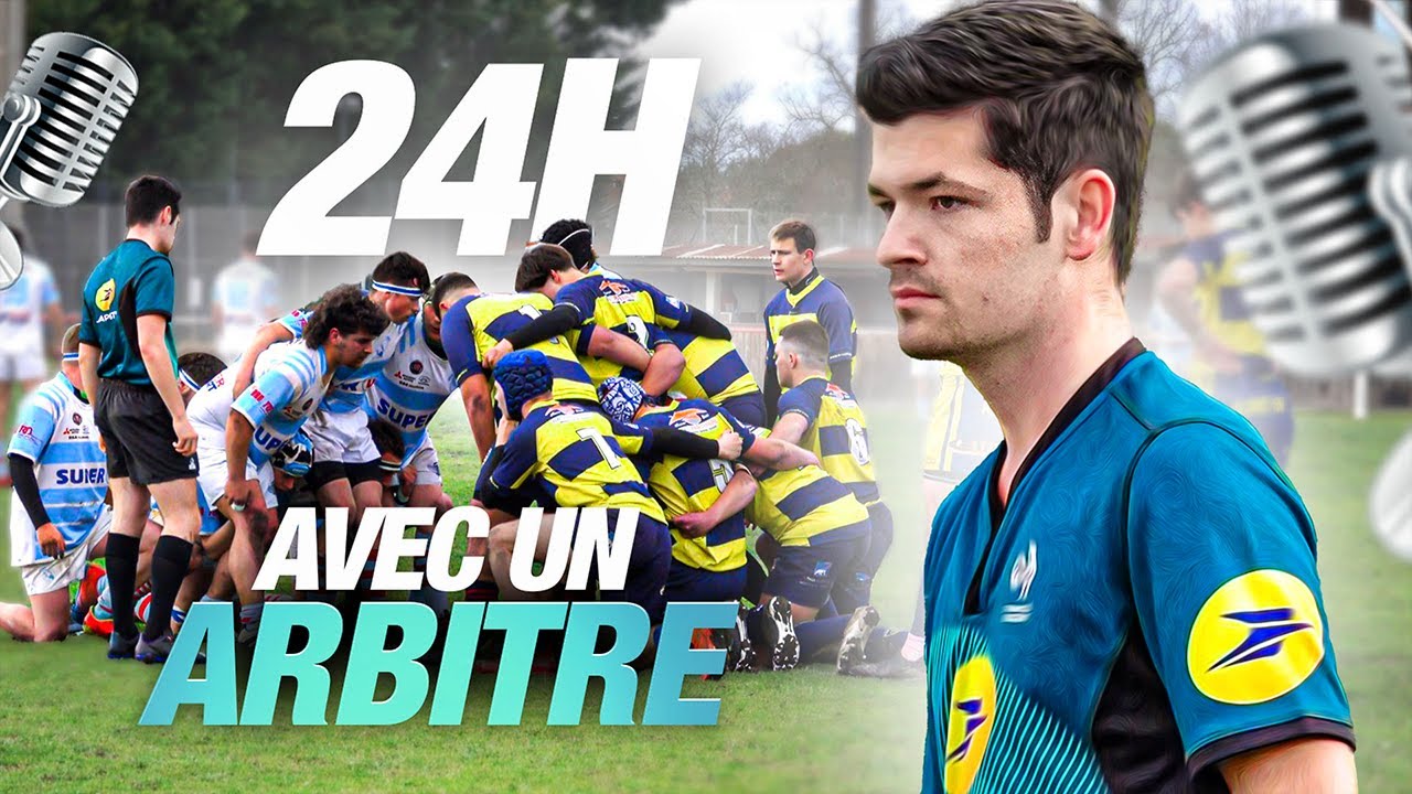 24H avec un Arbitre de Rugby sur écoute 🏉🎙