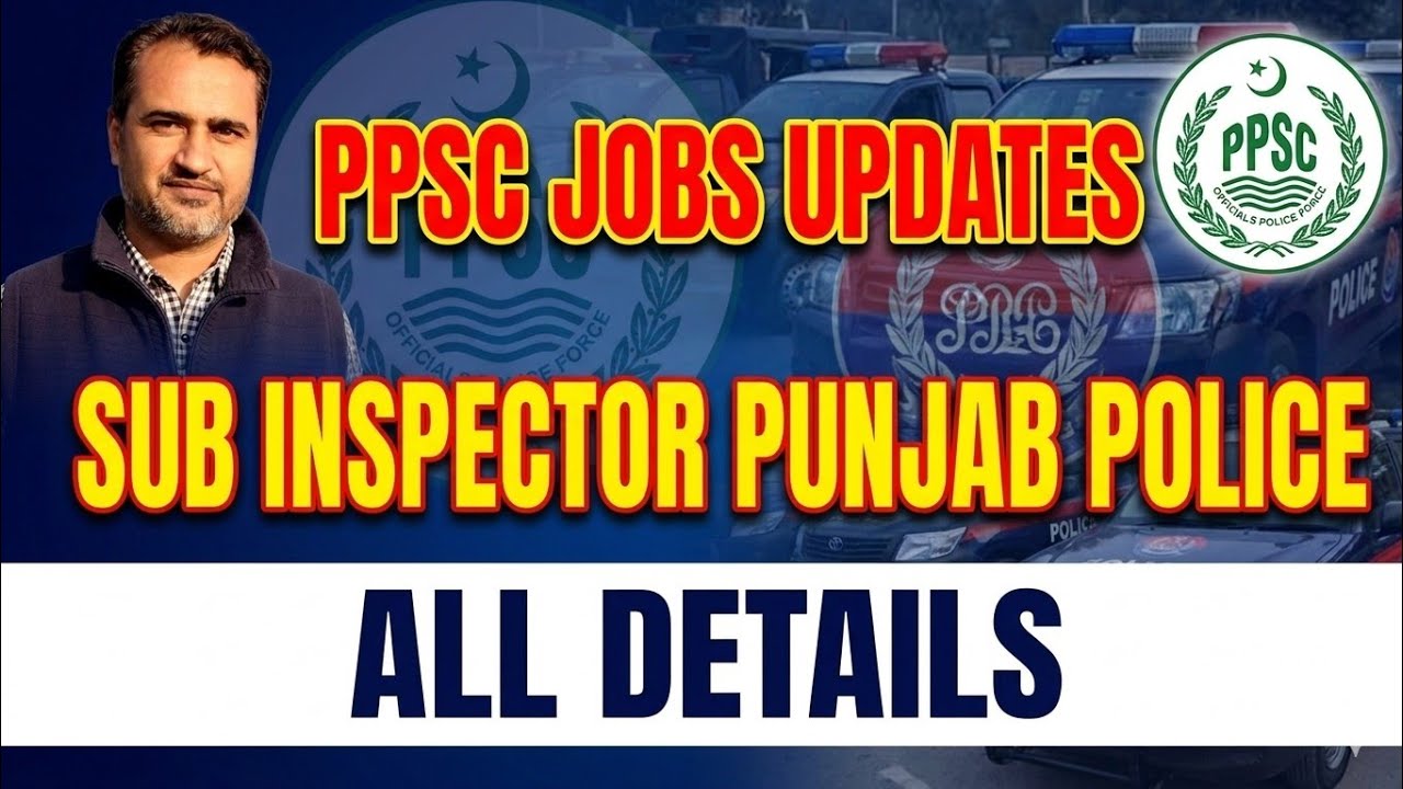 Sub Inspector Police Upcoming jobs 2026 | details of expected Sub Inspector Punjab Police jobs