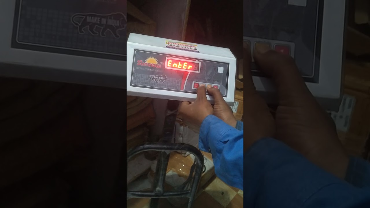 ####Sunview Electronic kata ki settings o calibration###electronic