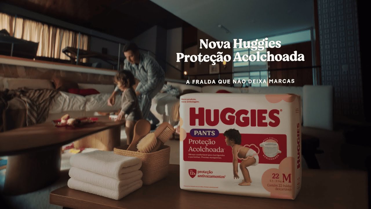 Nova Huggies Proteção Acolchoada: a fralda que não deixa marcas
