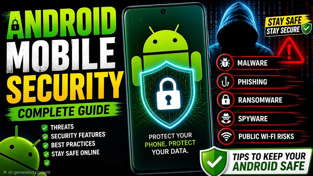 Android Mobile Security Explained | Complete Guide 2026 | Malware, Phishing & Phone Protection