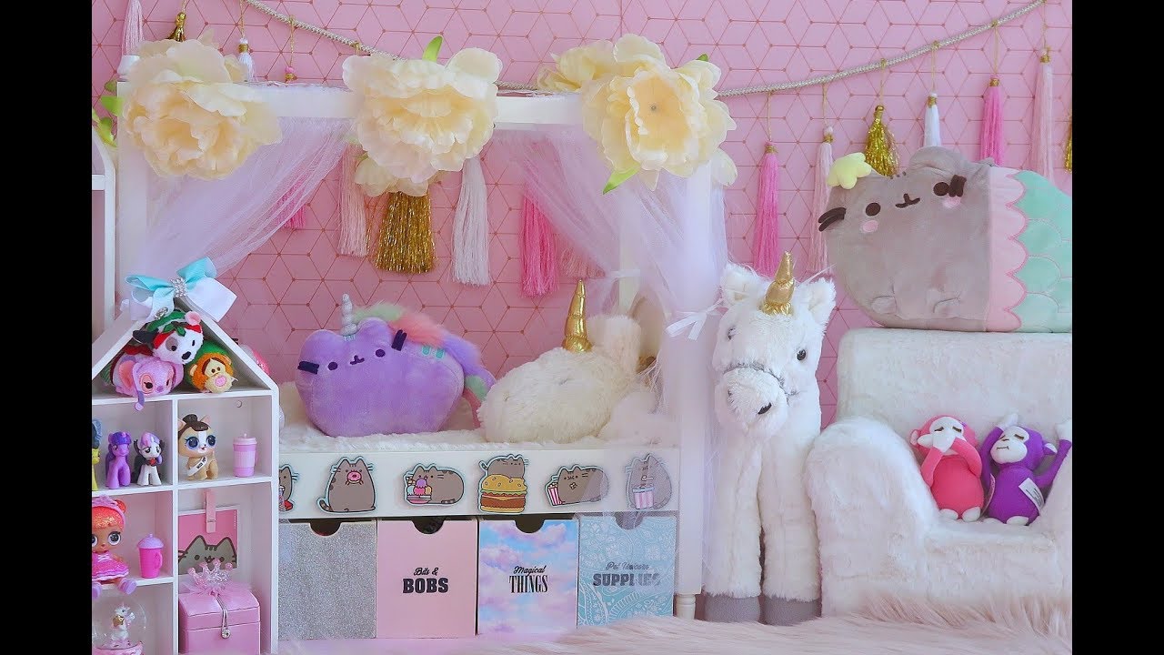 KAWAII BEDROOM REVEAL ~ Pusheen, Unicorns and LOL Dolls!