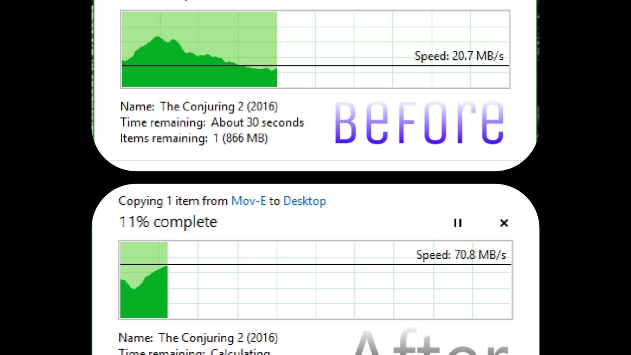 Increase Copying Speed