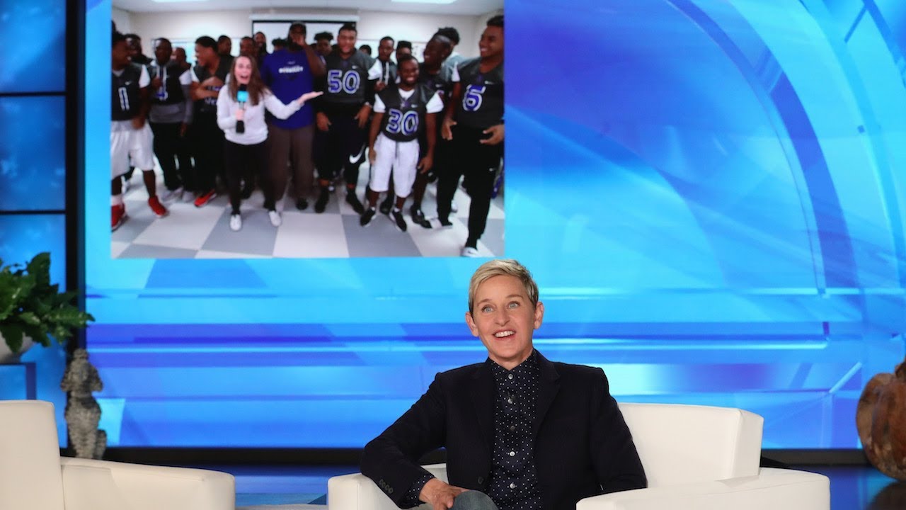 Ellen Surprises a Deserving High School Football Coach & His Team