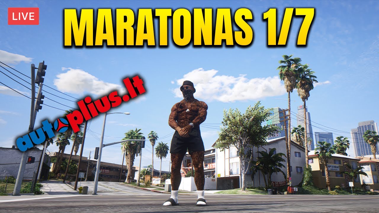 MARATONAS Day 1 | Autopliuso Stumykla | GTA RP coastside.lt Public