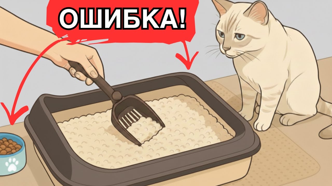 НИКОГДА не делайте ЭТО с ЛОТКОМ вашего кота!