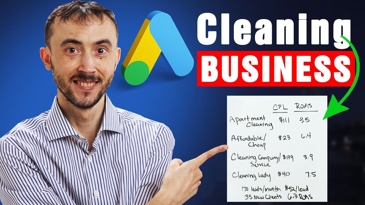 🧼📞 Google ADs For Cleaning Business - Commercial + Residential Leads In The 100's! 🏠🧽