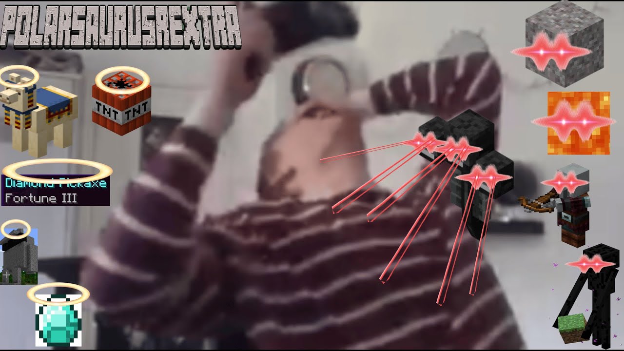 PolarSaurusRex Minecraft Rage/Fail Compilation (From Start of Series to Ender Dragon)