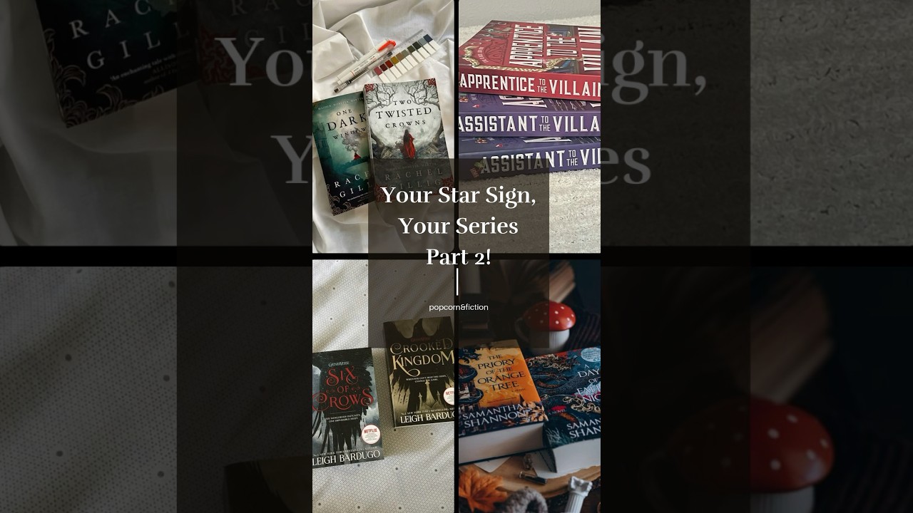 Your star sign, your series part 2! #booktube #bookrecs #starsigns #readingmagic