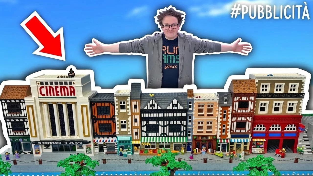 Ho costruito una città LEGO partendo da zero!