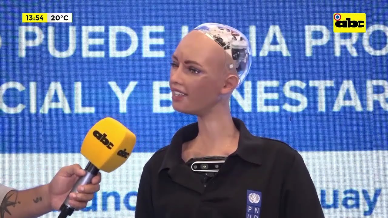 Conoc&eacute; a Sophia, la robot humanoide que est&aacute; de visita en Paraguay
