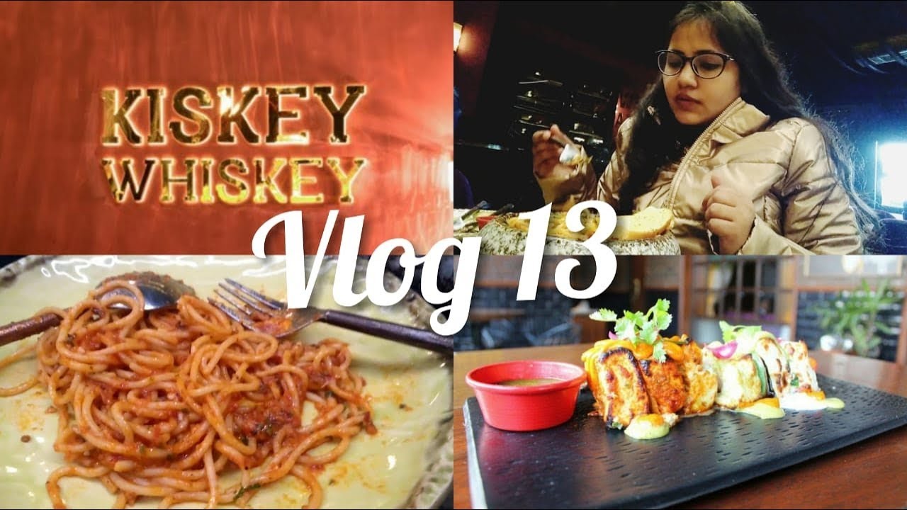 MY FOOD JOURNEY VISIT TO KISKEY WHISKY | PLACES TO EAT IN AGRA | BEST CAFE IN AGRA |
