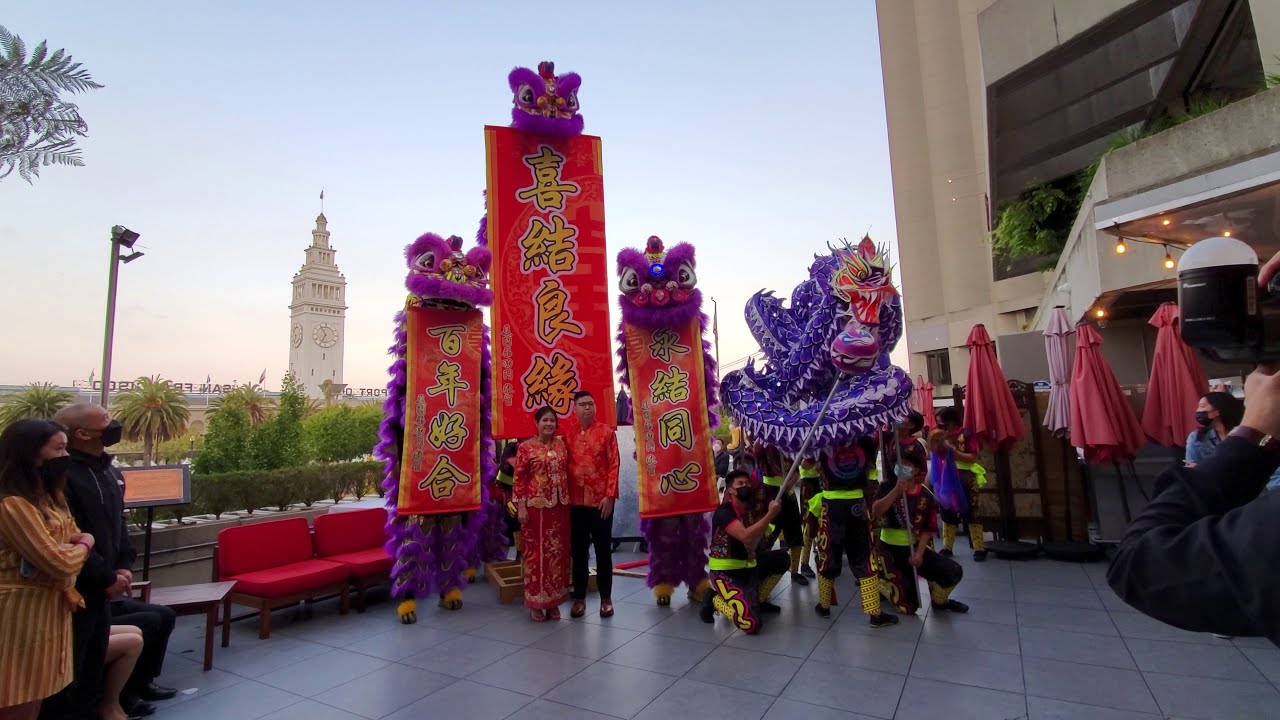 Wedding Lion Dance & Dragon Dance Performance ~ San Francisco Chinese Wedding ~ LionDanceMe