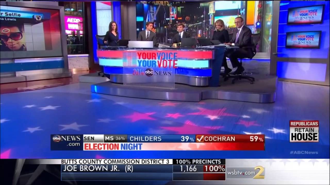 ABC's Midterm 2014 Election Coverage 1/4