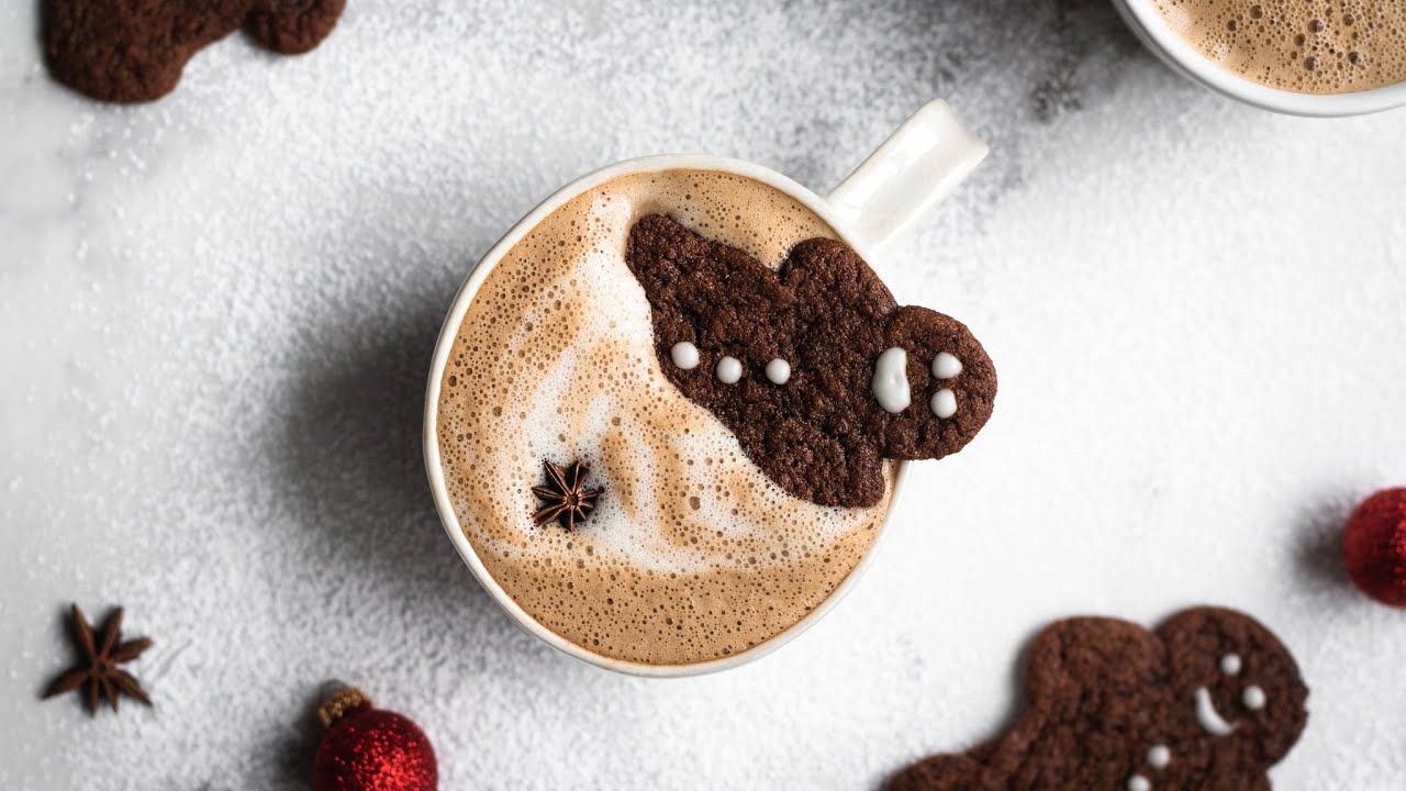 EASY Cozy Gingerbread latte | Vegan