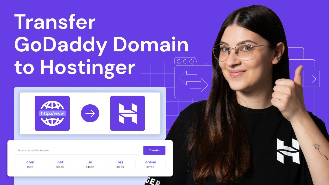 Как перенести домен с GoDaddy на Hostinger (2025) | Следуйте инструкциям