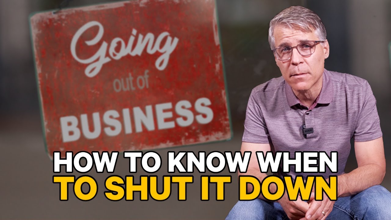 How To Know When to Pull The Plug on Your Startup | Dose 052