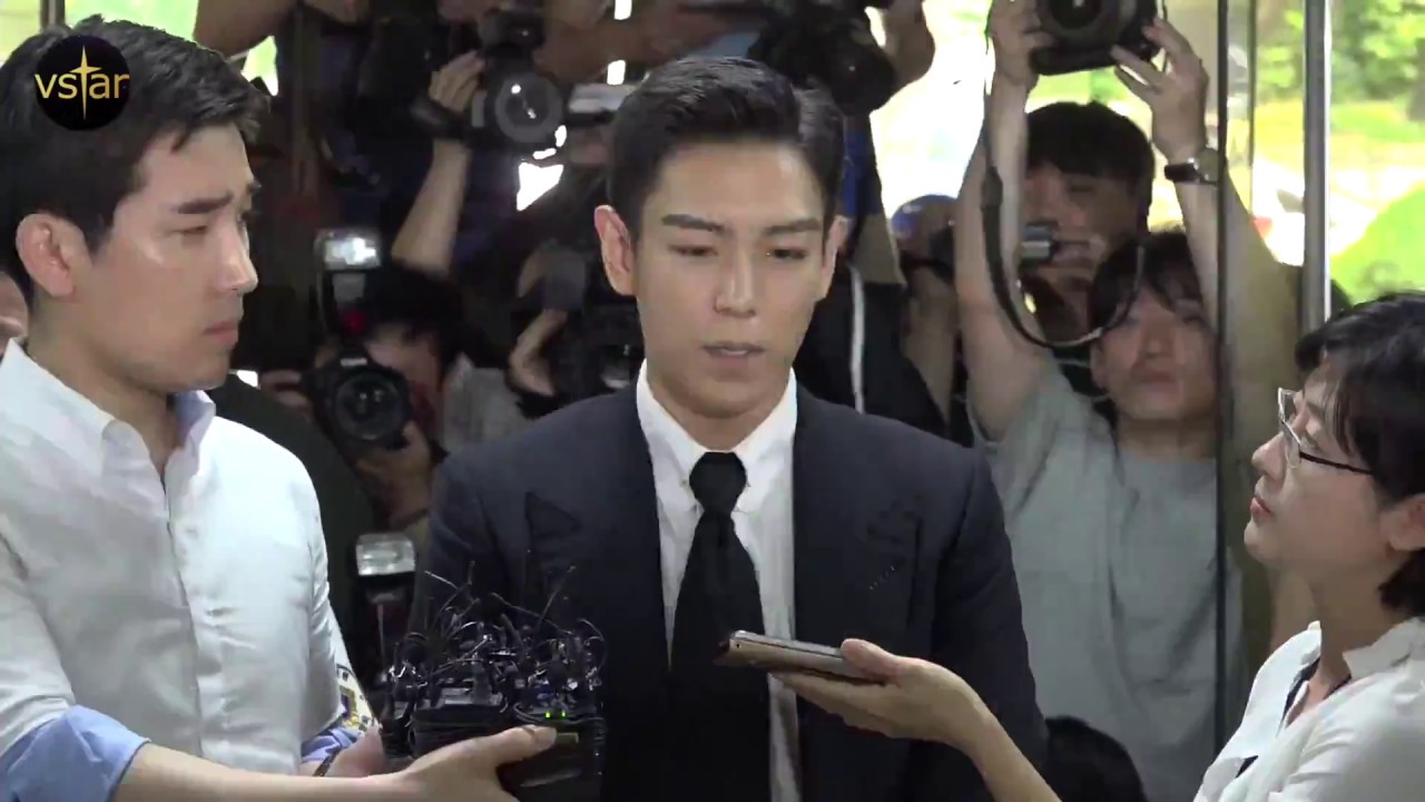 {ENGSUB} 170629 BIGBANG's TOP talks to the media before first court hearing