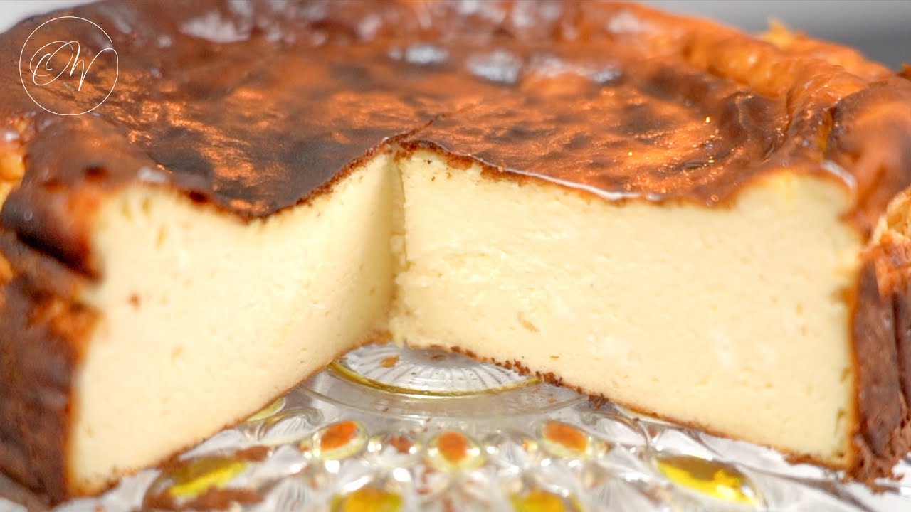 San Sebastian Cheesecake | ultra cremiger Glutenfrei Käsekuchen - Olga Wallner