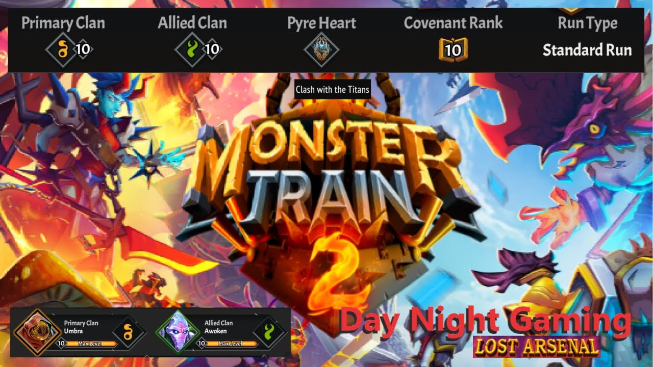 Monster Train 2 - Covenant Rank 10 - Umbra Awoken Primordium - Titan Run