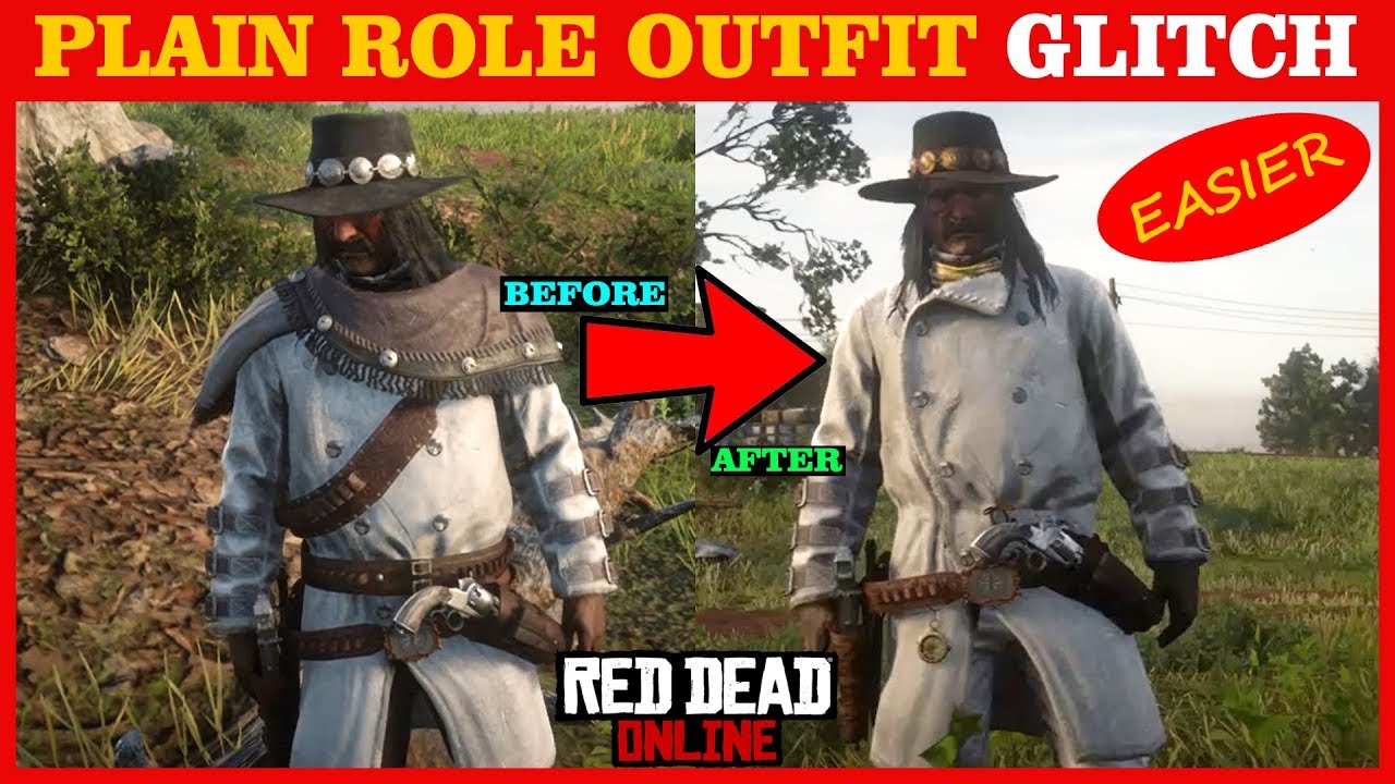 PLAIN ROLE OUTFIT GLITCH (Easier) on Red Dead Online