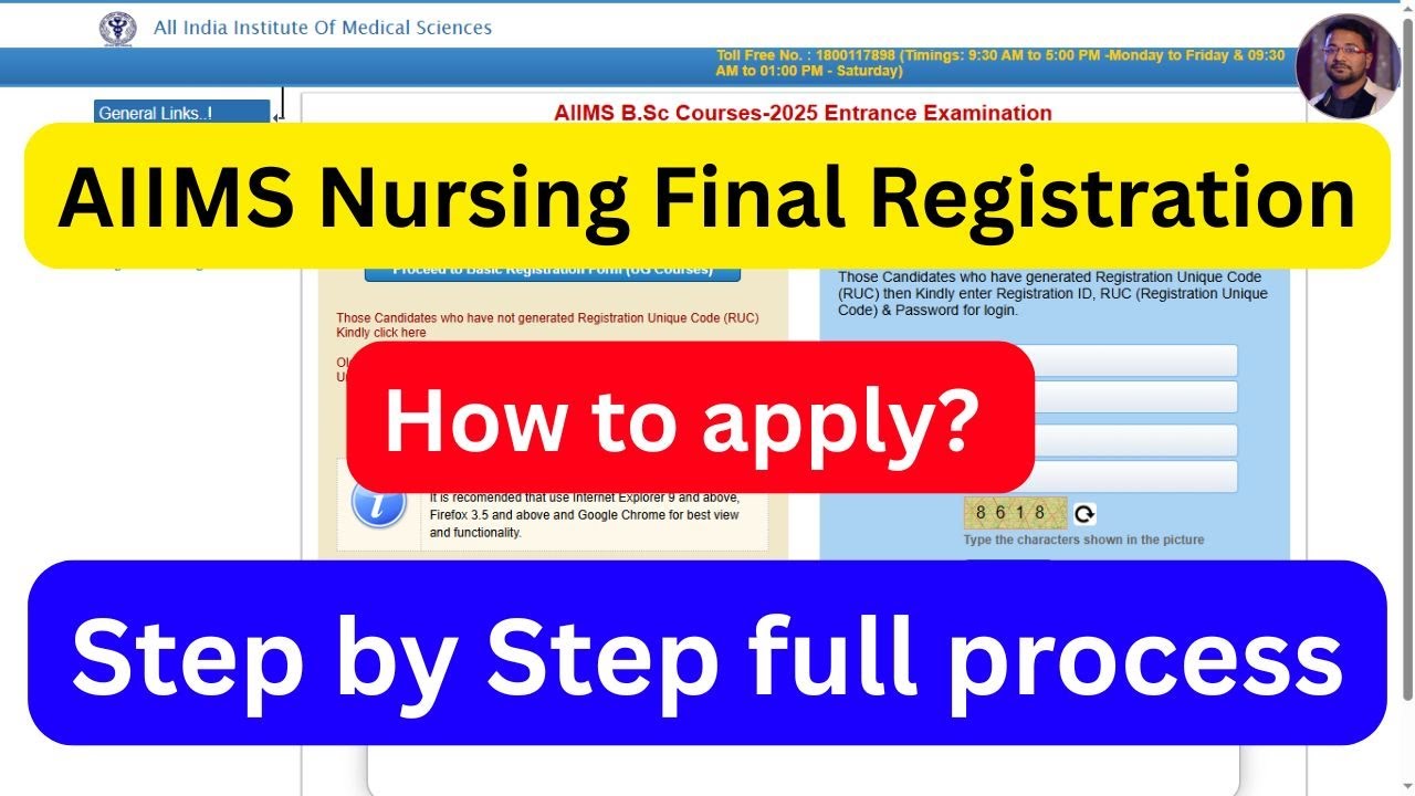 AIIMS Nursing/ Paramedical Final Registration 2025 - Sankar Das