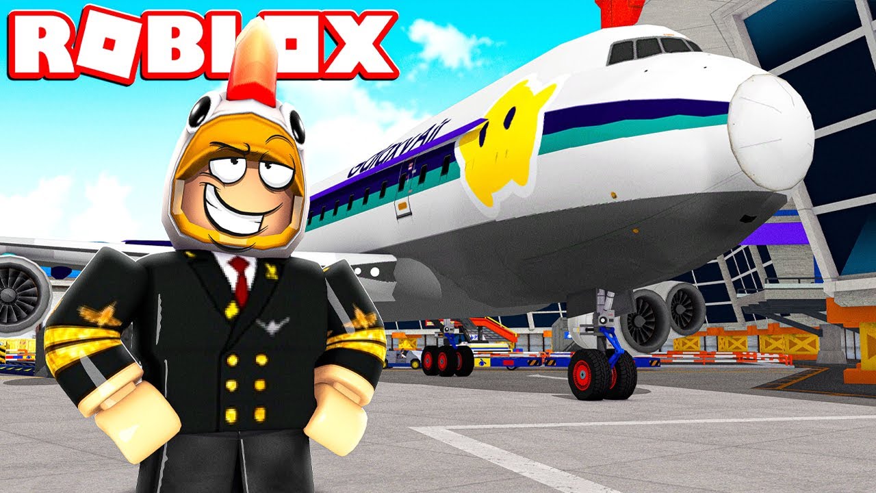 LAVORO DENTRO UN AEREO SU ROBLOX!!