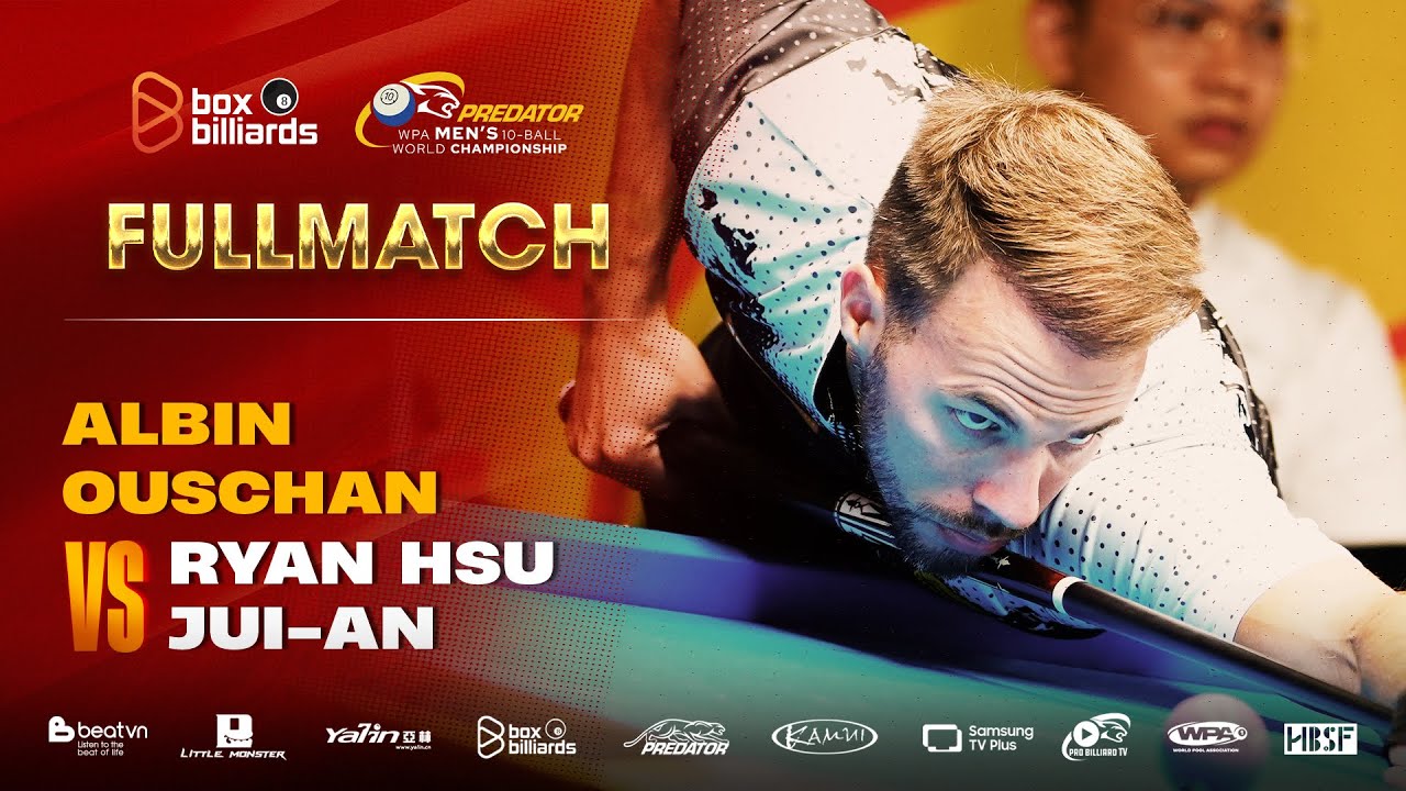 Albin Ouschan vs Ryan Hsu Jui-An | 2025 Predator WPA Men’s 10-Ball World Championship