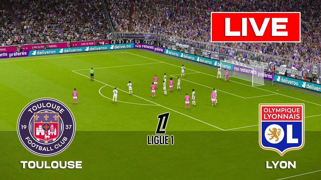 🔴LIVE : Toulouse vs Lyon | Ligue 1 | Full Match Streaming | PES 2021 Gameplay