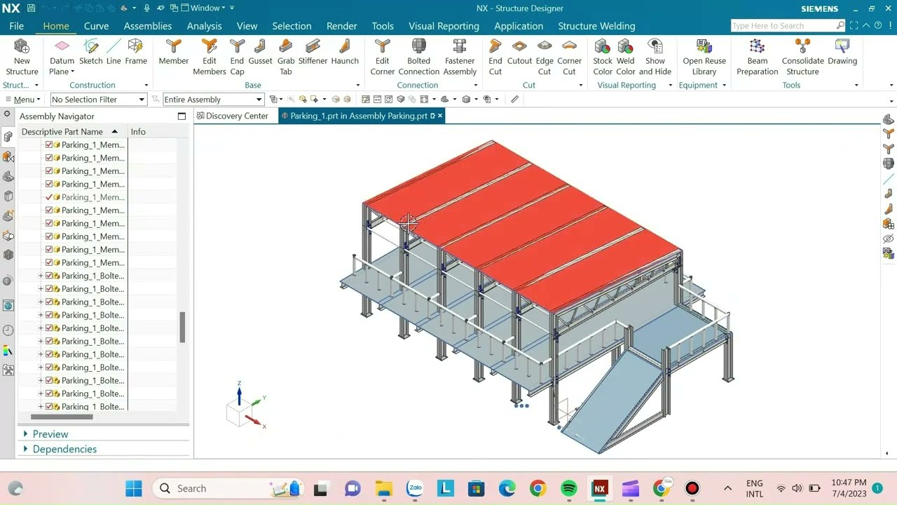 STRUCTURE DESIGNER NX
