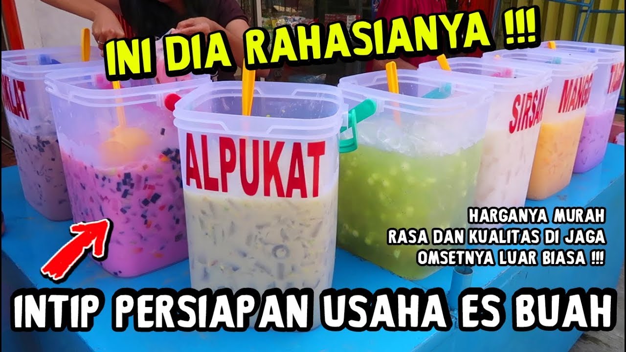 BONGKAR RAHASIA !!! USAHA ES BUAH SEGAR OMSET JUTAAN RUPIAH PERHARI !!!