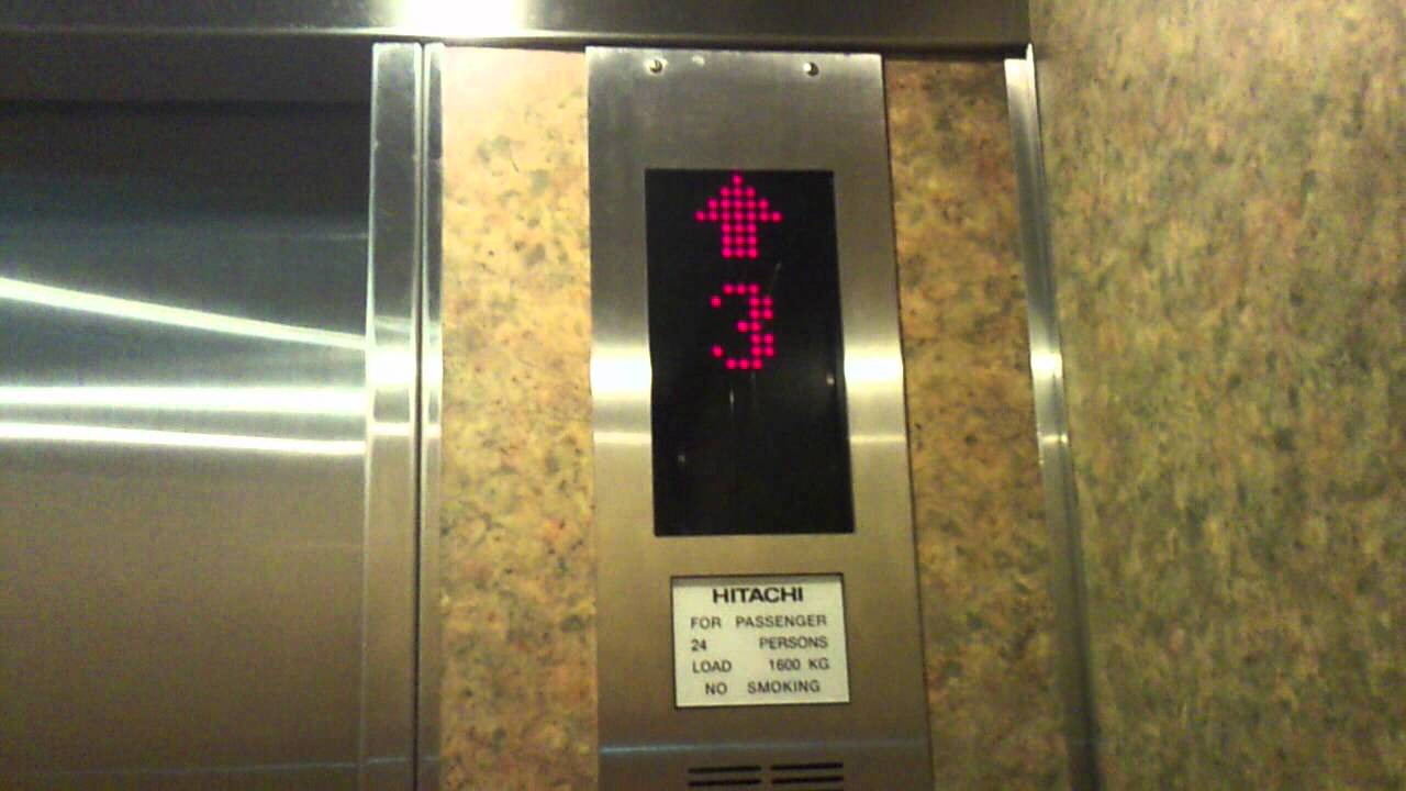 DOUBLE EPIC FAILURE, Hitachi Traction Elevator at One Utama (New Wing), Petaling Jaya