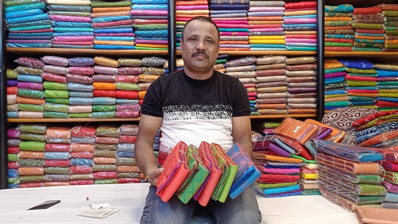 wow ಬರೀ ₹250 ಗೇ ರೇಷ್ಮೆ ಸೀರೆಗಳು. chickpet wholesale silk sarees kanjivaram bridal silks Kanchipuram