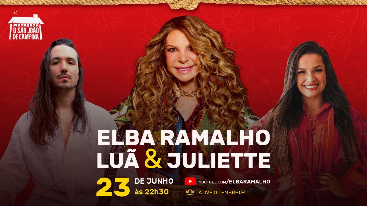 Live Elba Ramalho, Juliette e Luã Yvys  no São João de Campina Grande