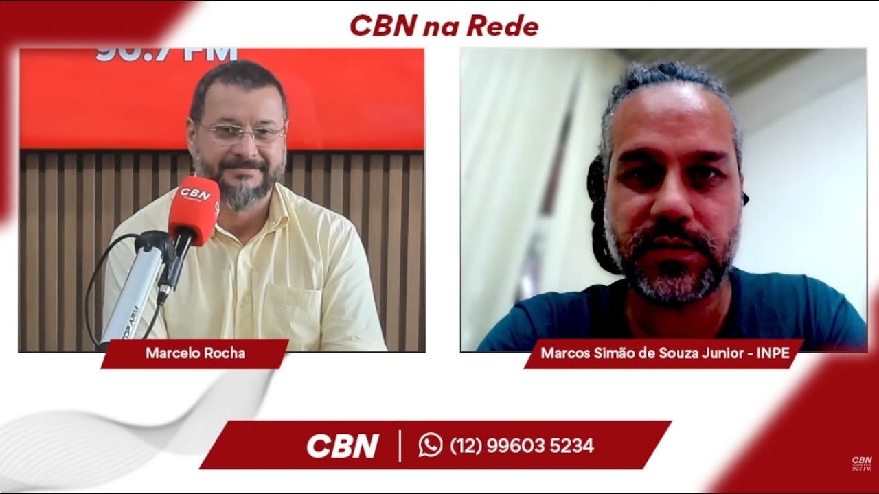 CBN Na Rede: Marcos Simão de Souza Junior (Inpe) e Paulo H. Rosa (Galeria Poente) #NoArNaCBNVale