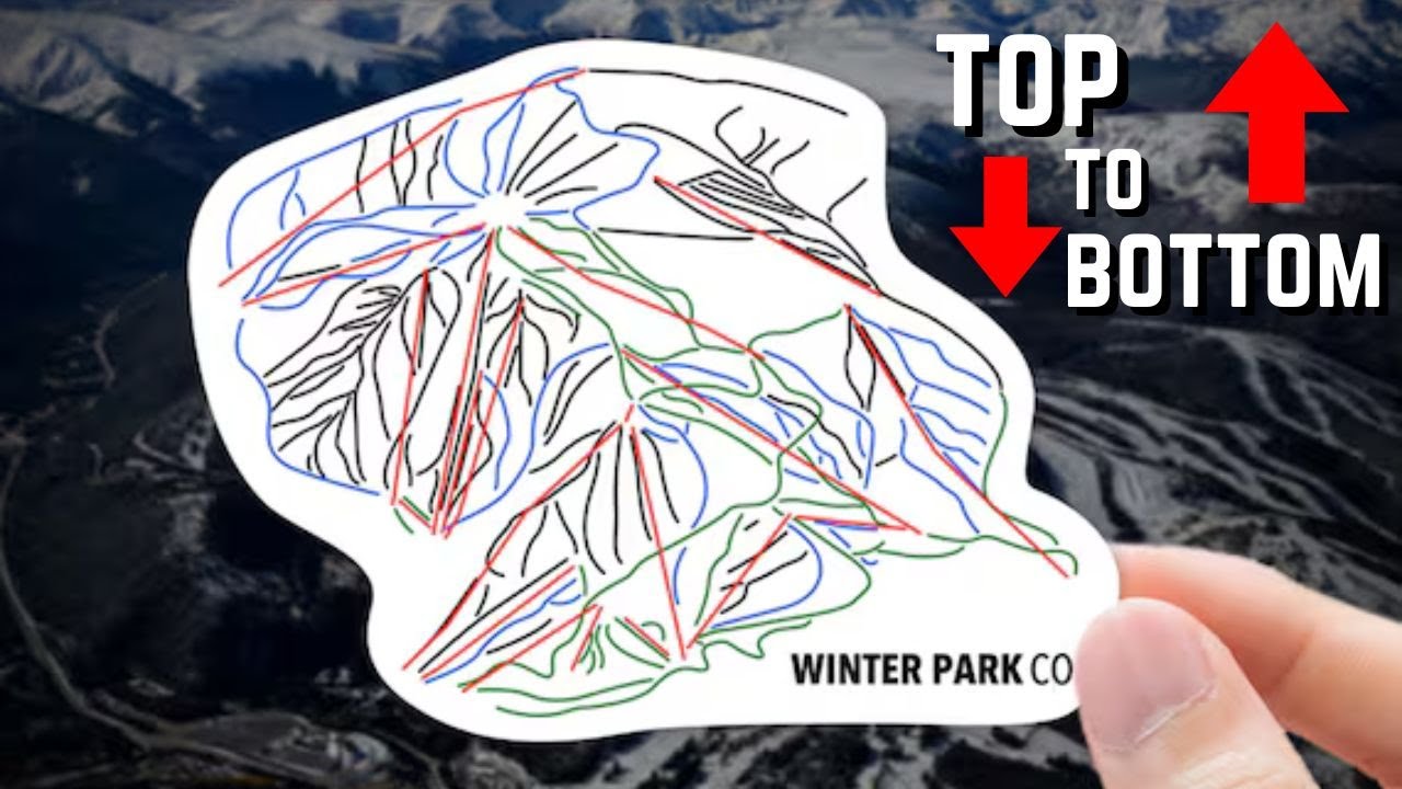 Skiing the longest run at Winter Park - Village Way