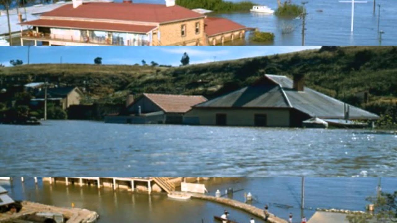 Old Mannum - flood of 1956