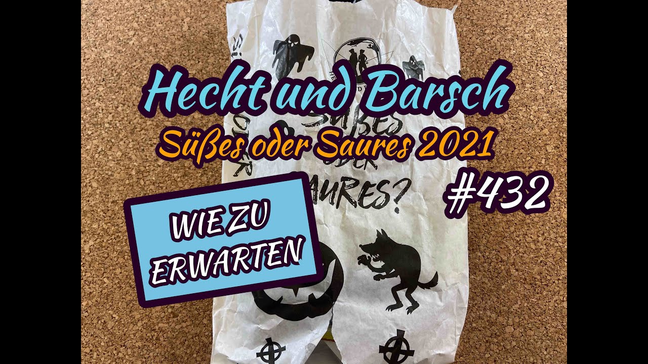 Hecht und Barsch Süßes oder Saures, neuer Versuch! Gruselig durch Halloween!
