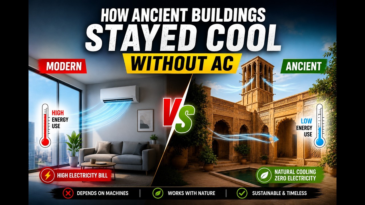How Ancient Buildings Stayed Cool Without AC | Ancient Cooling Secrets That Still Work Today