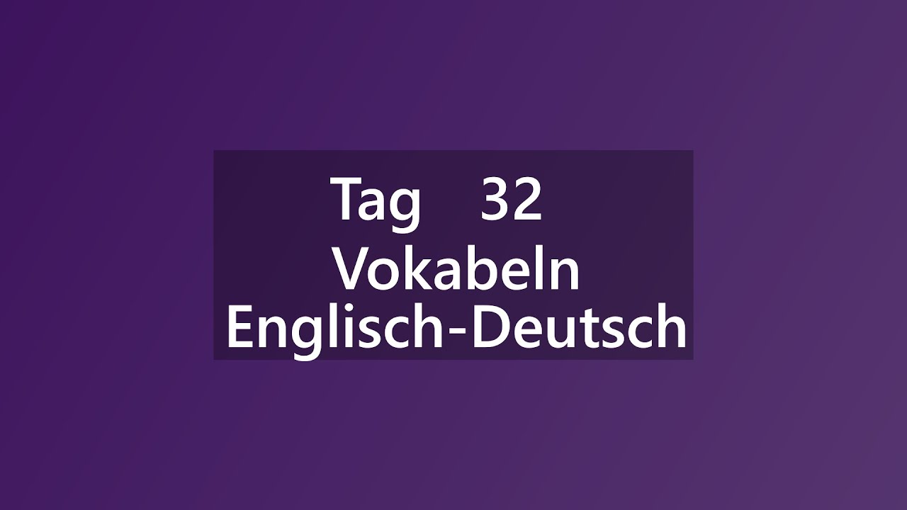 Englischer Wortschatz: Vokabeln wiederholen
