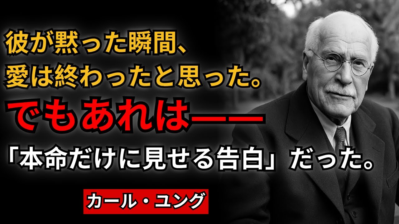 【真実】彼が“本命だけ”に見せる沈黙——そこには愛より痛い“無意識の告白”がある｜ユング心理学