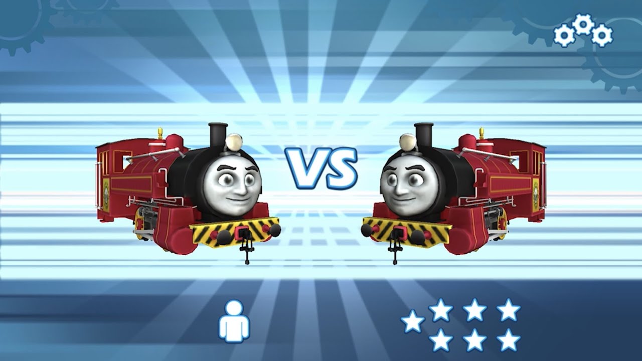 Superstar Racer who will win -  Victor vs Diesel vs Percy vs Gordon - Go Go Thomas Game