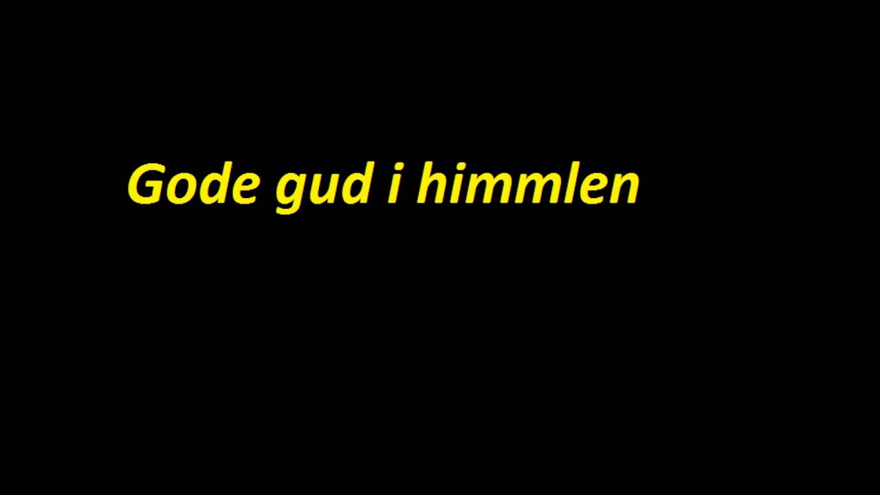 Euskefeurat - Gode gud i himmelen