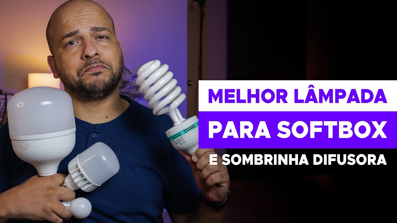 ENCONTREI A LÂMPADA IDEAL PARA MEU SOFTBOX