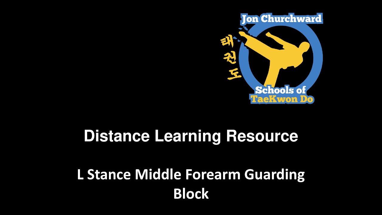 L Stance Middle Forearm Guarding Block