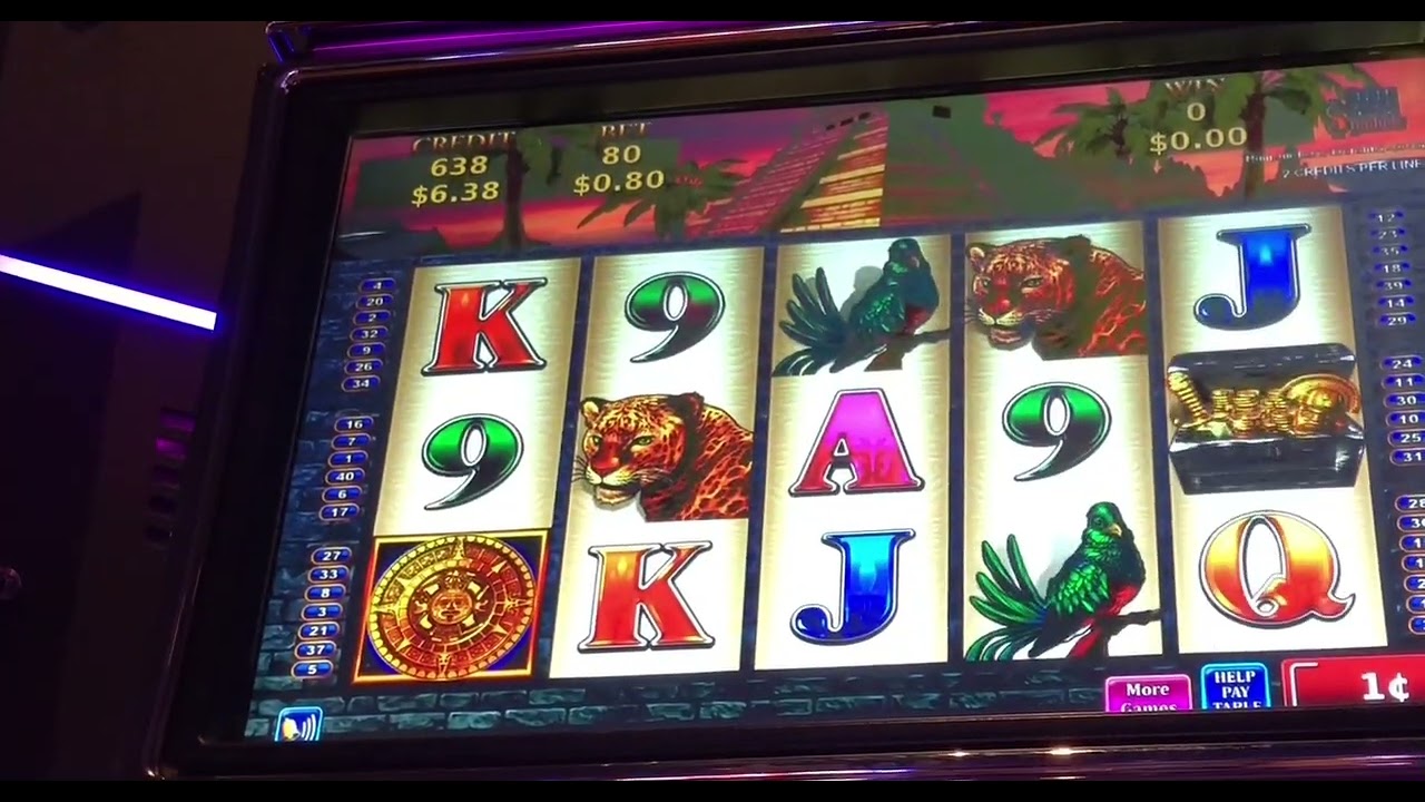 Mayan Chief slot machine @ $0.80 bet