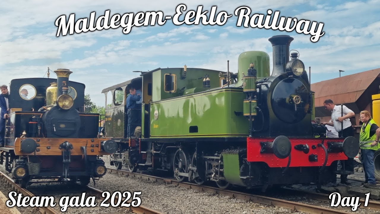 Maldegem-Eeklo Railway Steam Gala 2025 | Day 1