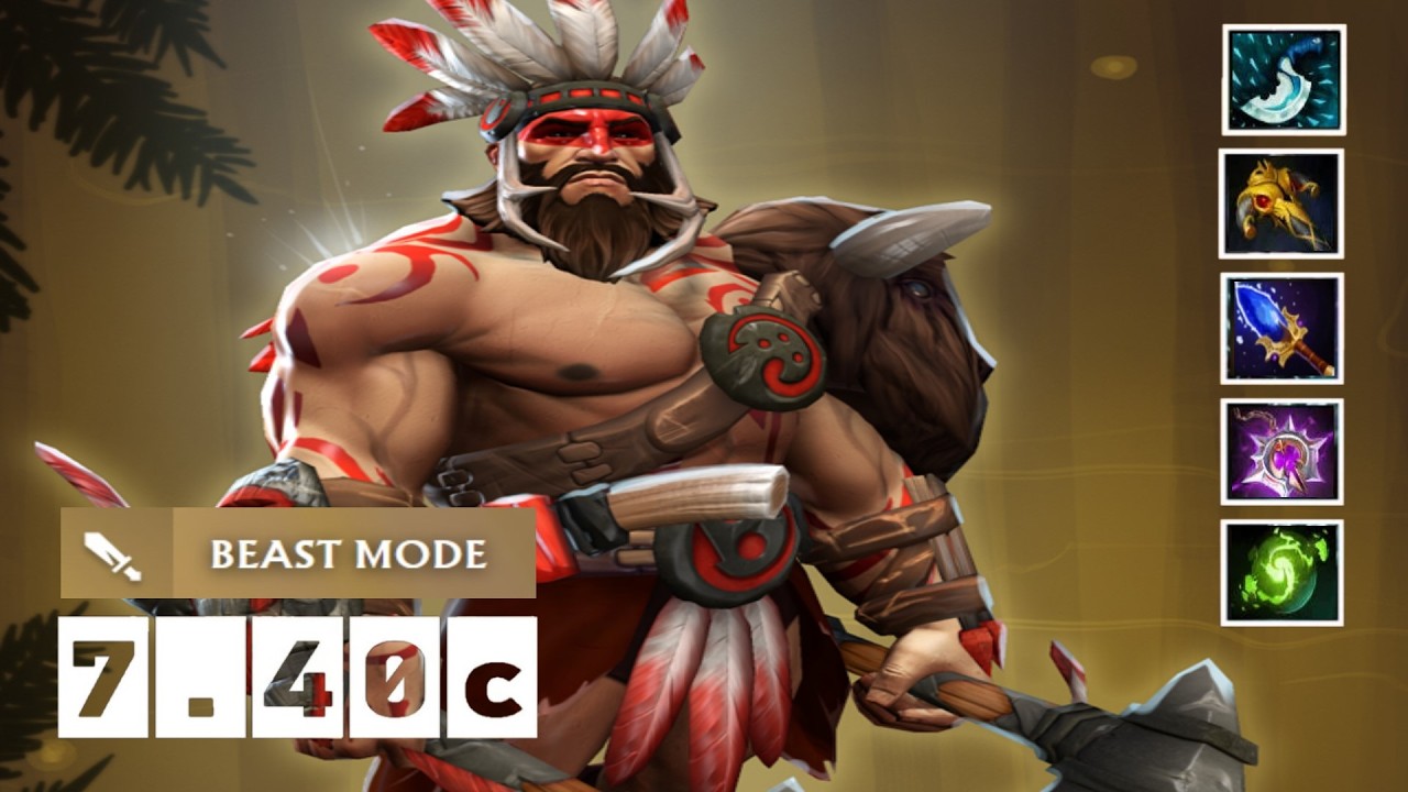 [DOTA 2] BEASTMASTER [OFFLANE] [7.40c] [7600mmr]