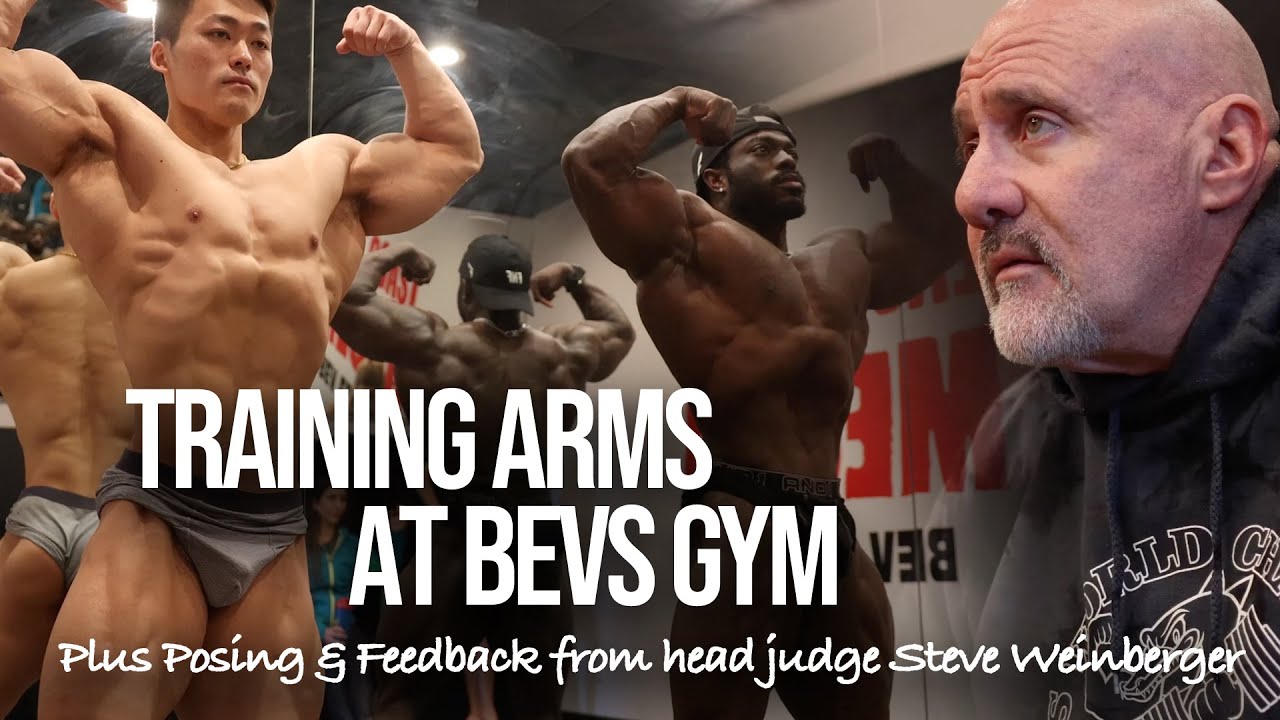Training Arms with IFBB Pro at @bevsgym  & Getting Feedback from Steve Weinberger
